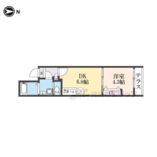 ARCA山科【1階】の間取り