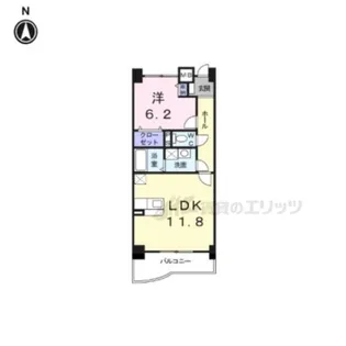 ジャン・ボヌール【4階】の間取り