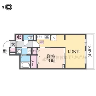 レスパスカルム【203号室】の間取り