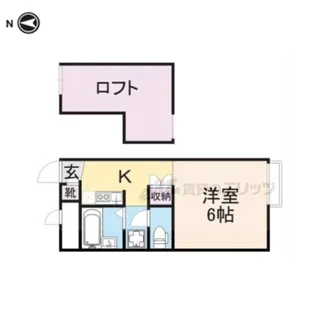 Domaine弥千代【1階】の間取り