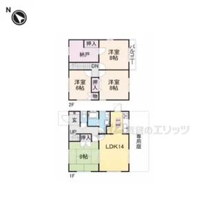 滋賀県甲賀市甲南町耕心三丁目【一戸建】の間取り