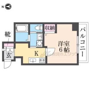レーヴメゾン尼崎大物【1階】の間取り