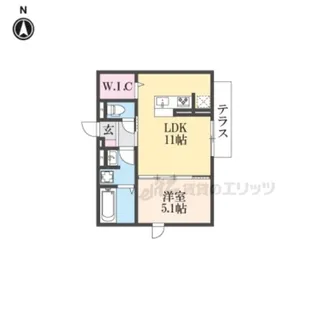 サンハイム横沼【1階】の間取り