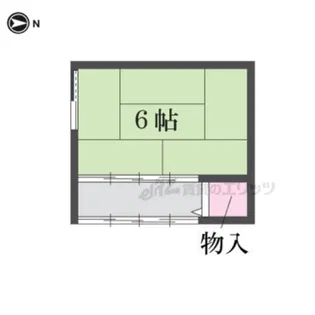 細野荘【A-2号室】の間取り