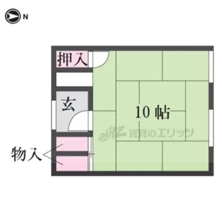 細野荘【A-3号室】の間取り
