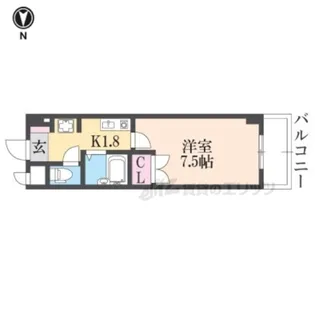 SOLO伊丹中央【6階】の間取り
