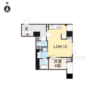 ジオ京都御池通【806号室】の間取り