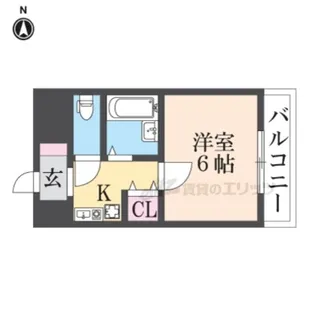 PS HIGASHI OSAKA【3階】の間取り