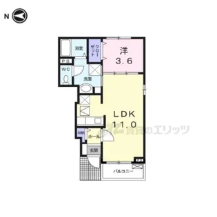 サニープレイスⅡ【1階】の間取り