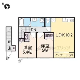 Via Luce【2階】の間取り