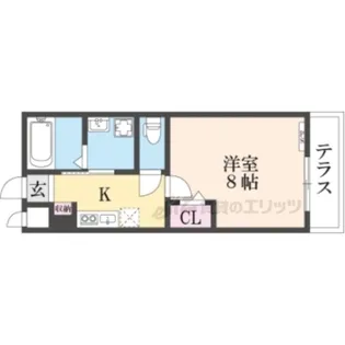 ボムール福知山【1階】の間取り