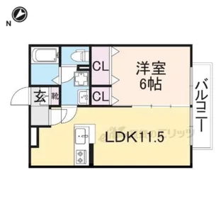 ベルポスト【1階】の間取り