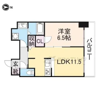 レーヴメゾン尼崎昭和通【12階】の間取り