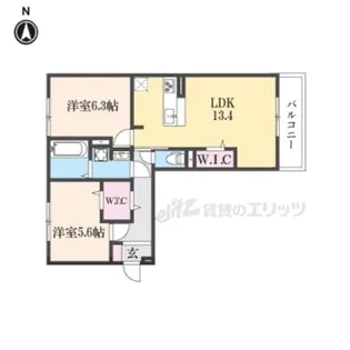 いかる【3階】の間取り