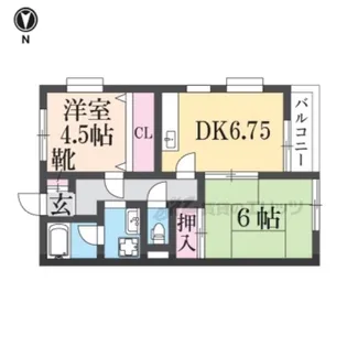 サニーハイツ【301号室】の間取り