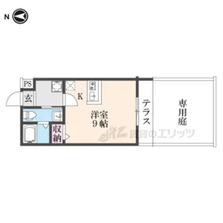 フラッティ北山?【107号室】の間取り