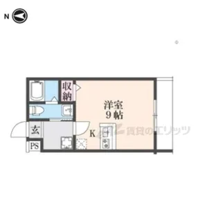 フラッティ北山?【208号室】の間取り