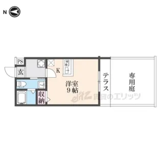 フラッティ北山?【110号室】の間取り