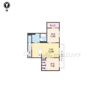 エクセレント 新大宮【2階】の間取り