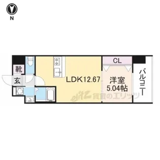 GRANDPASEO SOUTH【4階】の間取り