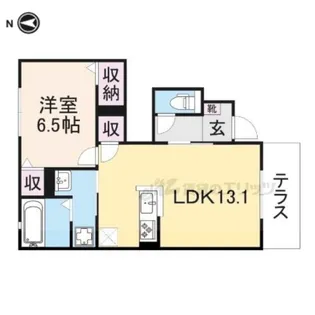 レジデンスUT【1階】の間取り