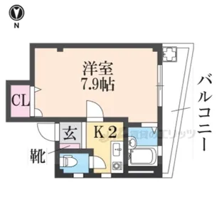 北野マンション【302号室】の間取り