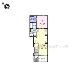 カームデイズ【1階】の間取り