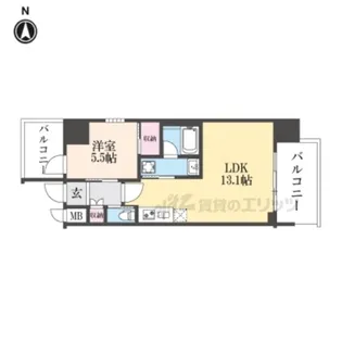 プレジオ永和ASIAN【706号室】の間取り