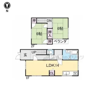 奈良県生駒市俵口町【一戸建】の間取り