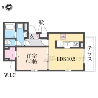 シャイン【3階】の間取り