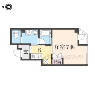 「サンモールコート九条」【2階】の間取り