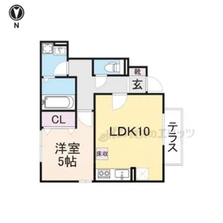 ラフィーネ【1階】の間取り
