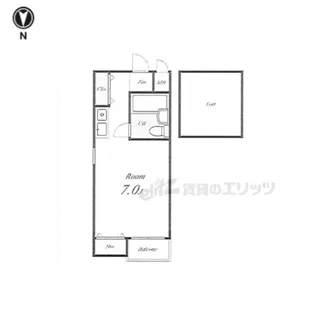 ハイツ大和?【4階】の間取り