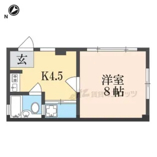コーポ華【106号室】の間取り