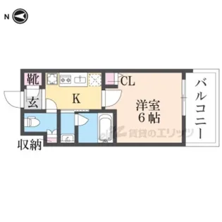 リアライズ布施駅前【4階】の間取り