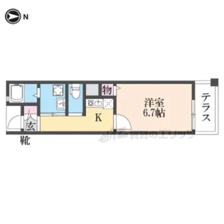 SUGAR CUBES【1階】の間取り