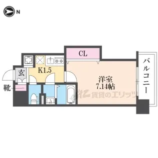 Luxe布施駅前【12階】の間取り