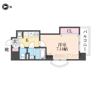 Luxe布施駅前【12階】の間取り