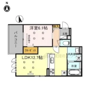 グロワール ヒロ【3階】の間取り