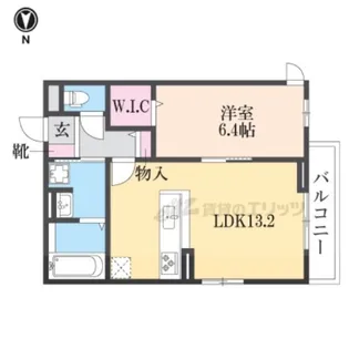 グロワール ヒロ【204号室】の間取り