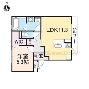 ヴィラージュ武庫之荘【3階】の間取り