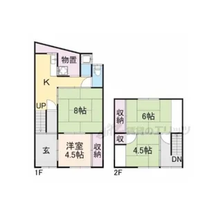 京都府舞鶴市引土【一戸建】の間取り