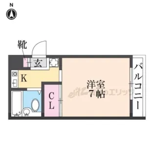 パールハイツ有岡【306号室】の間取り