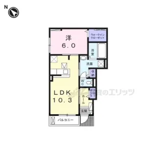 エミネンス・コート真美ケ丘B【1階】の間取り