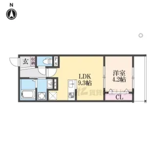 アート樟葉?【1階】の間取り