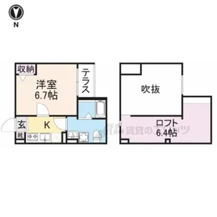 FOREST大蓮東【2階】の間取り