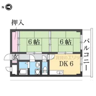 ル・シャトー【4階】の間取り
