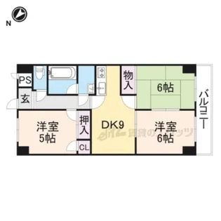 アピア安富【204号室】の間取り