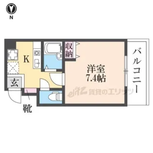 サンピリア小阪【503号室】の間取り