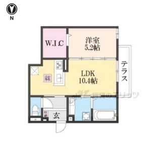 Vrai Soleil【1階】の間取り